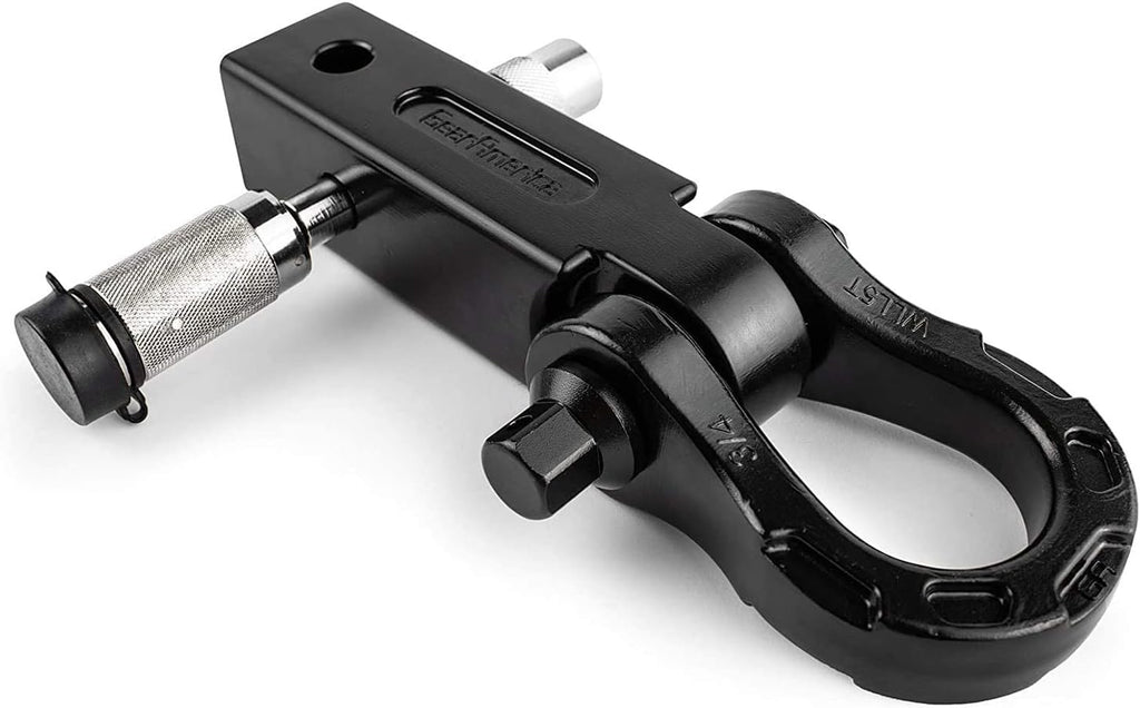 Red Aluminum Hitch Receiver Bundle with Hitch Lock P308810