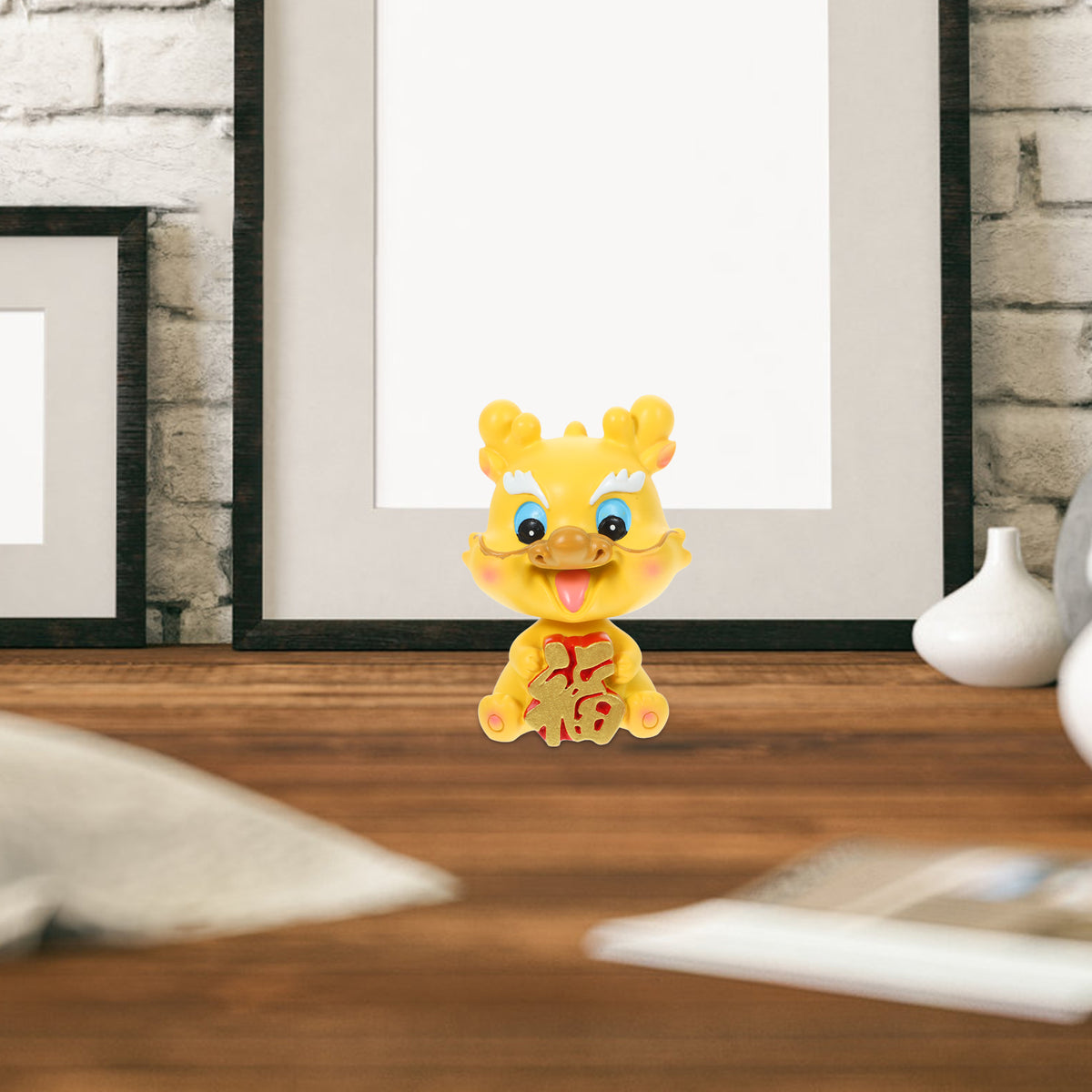 Dragon Figurine Resin Craft Bobblehead Doll N583