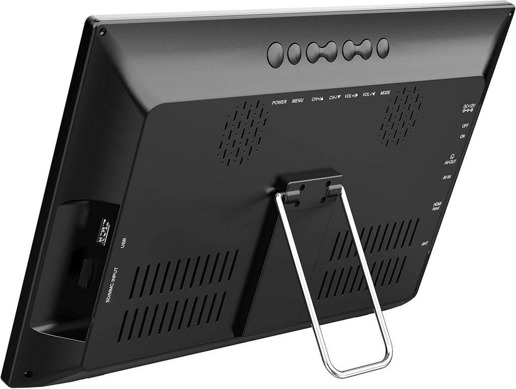 13 Portable Widescreen LED TV with USB/SD Inputs, HDMI, FM Radio, Rechargeable Battery A84102