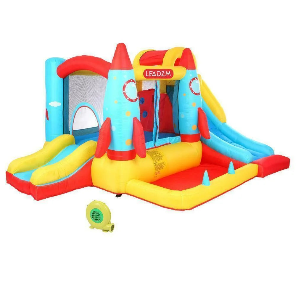 3 in 1 Kids Bouncy Castle House Inflatable Trampoline Slide Water Pool with Blower J12271