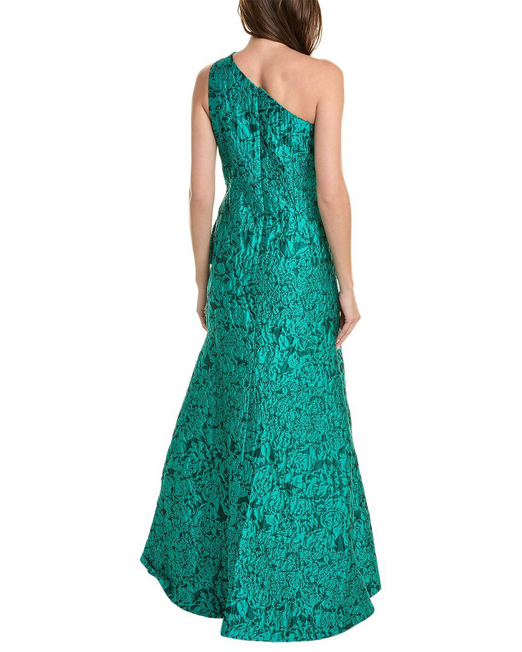 Jacquard Gown, Green C92120
