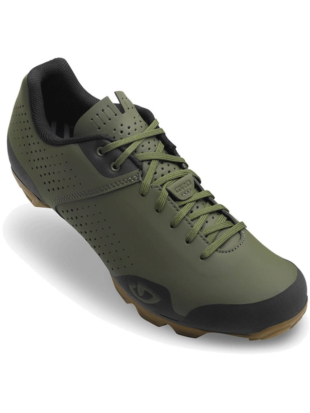 Olive Gum Lace-Up Shoes E562