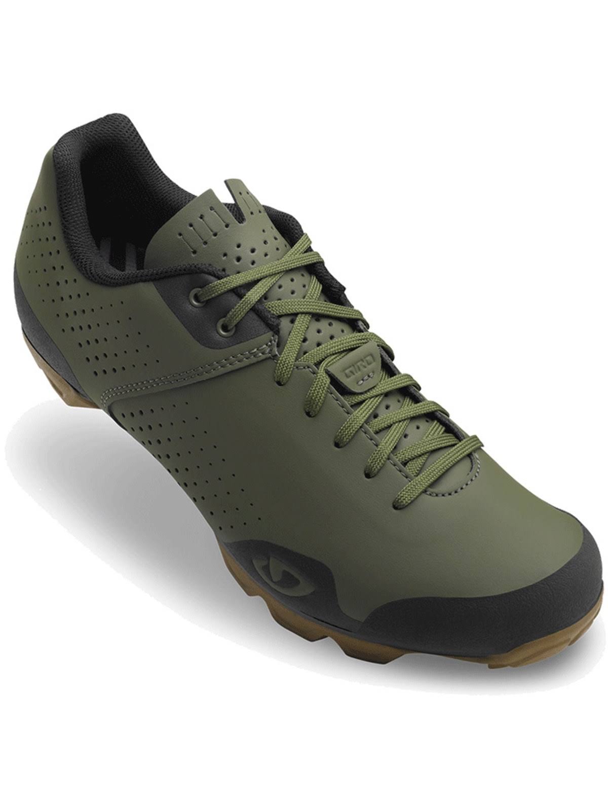 Olive Gum Lace-Up Shoes E562