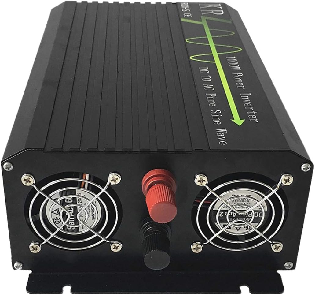 1000W Pure Sine Wave Power Inverter 24V DC to 120V AC 60HZ with USB LCD Display Y749749