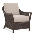 32x22 Wide Armchair Stone Hearth/Brown and Beige Stripe W9169