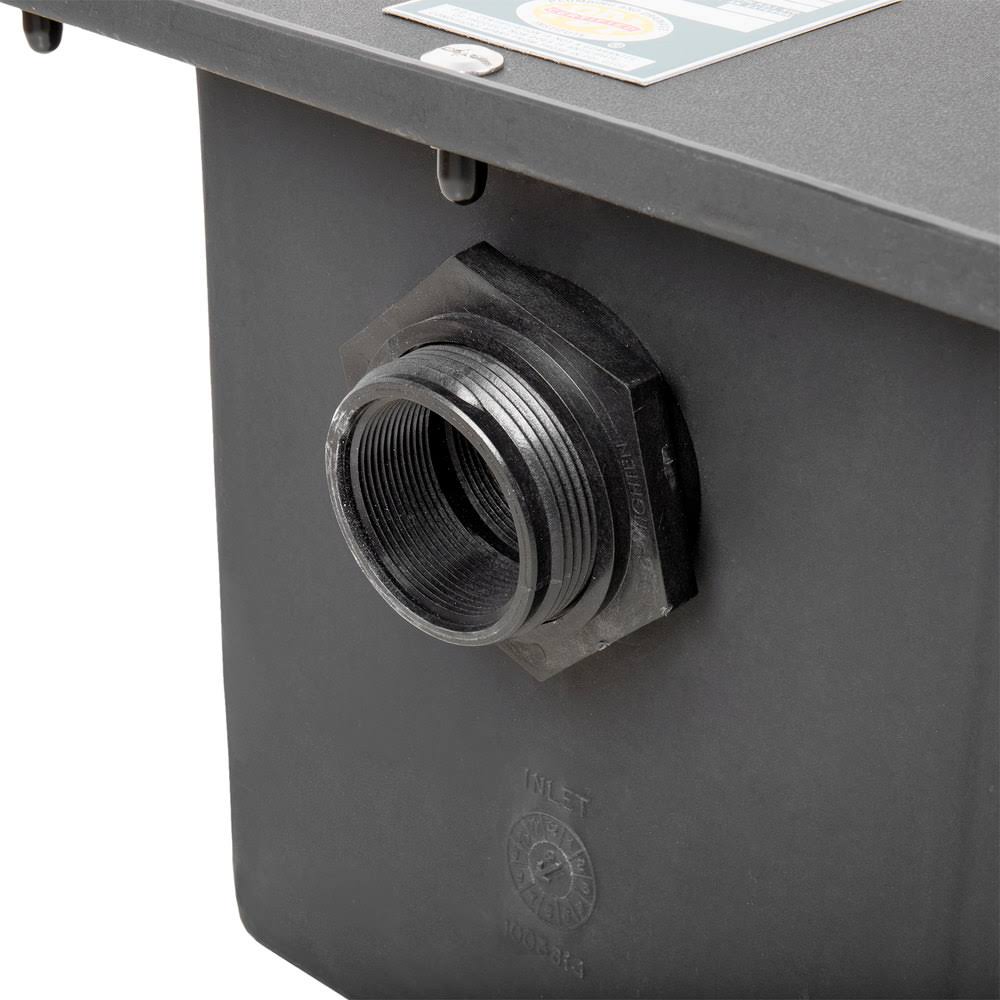 Plastic Grease Trap with 2x22 Threaded Connections B633