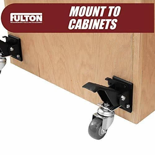 Heavy Duty Retractable Caster Kit with Spring Lock Q329611