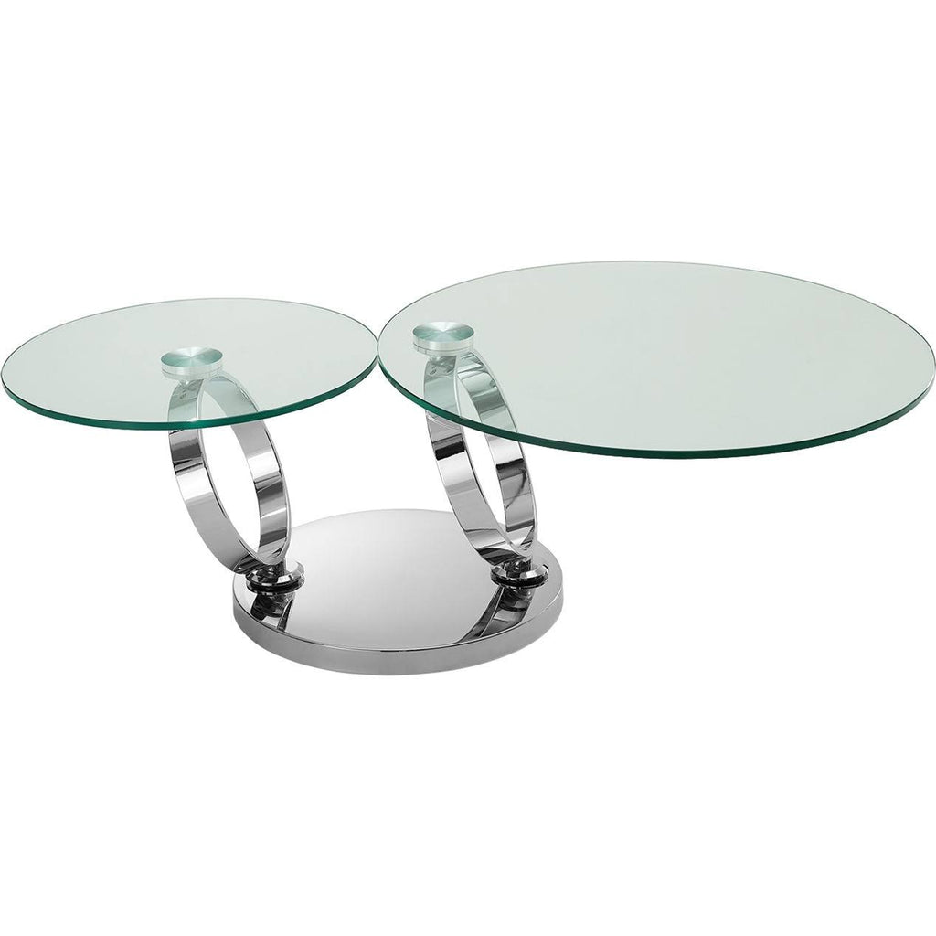 High Polished Stainless Steel Base Coffee Table A3646