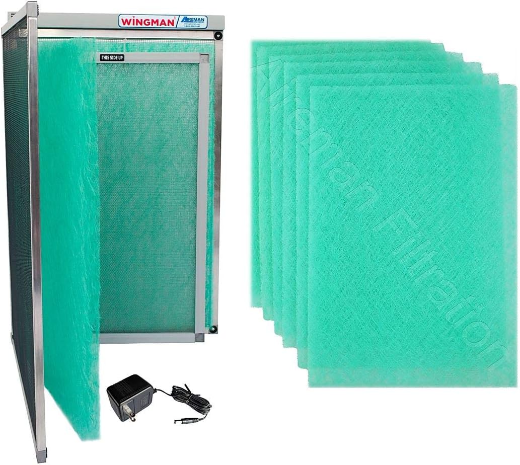 17x25x1 Electronic Air Filter with Year Supply of Replacement Pads H1098