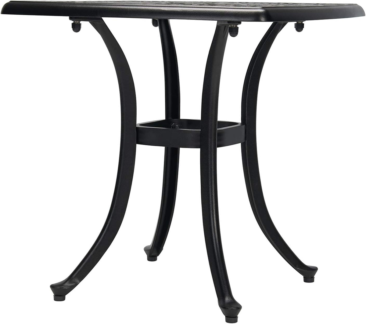 3-Piece Cast Aluminum Patio Bistro Set with Rust-Resistant Table and 2 Chairs W981