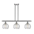 Brushed Satin Nickel 3 Light Island Light C738