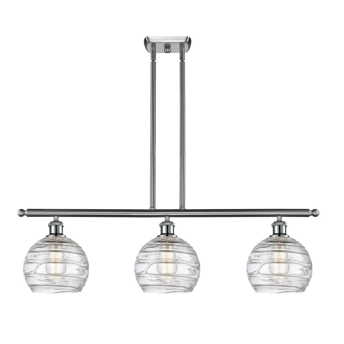 Brushed Satin Nickel 3 Light Island Light C738