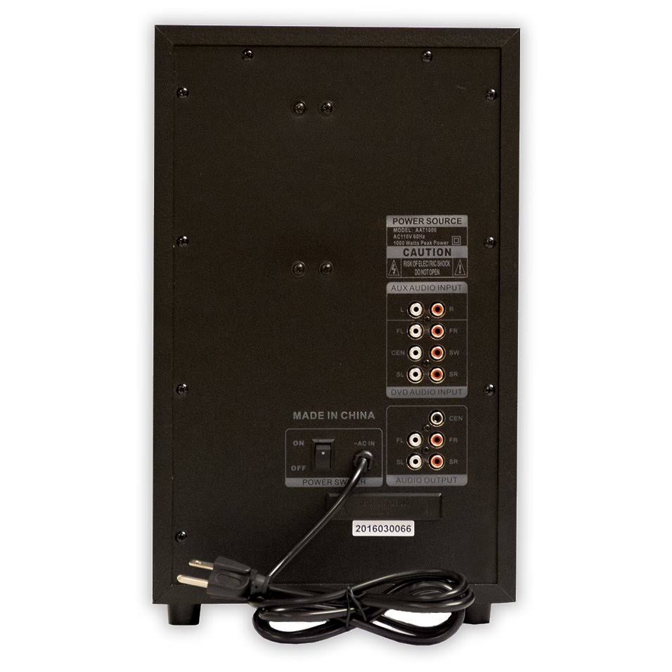 Tower 5.1 Speaker System with Optical Input Powered Sub C229591