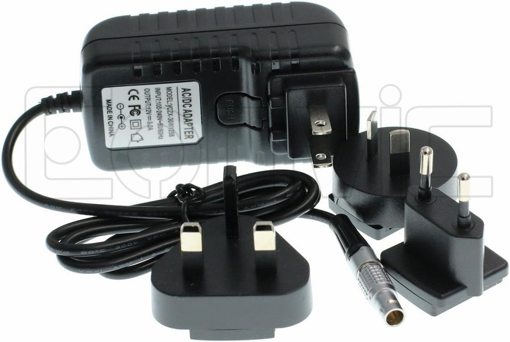 Right Angle 2 Pin to AC Power Adapter Cable with US EU Plugs Z75707