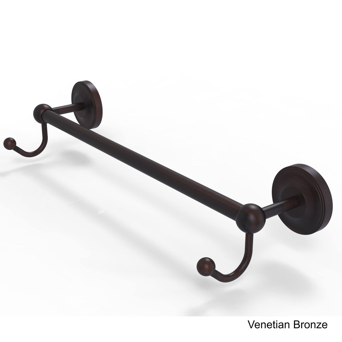 30 inch Towel Bar with Integrated Hooks I44717