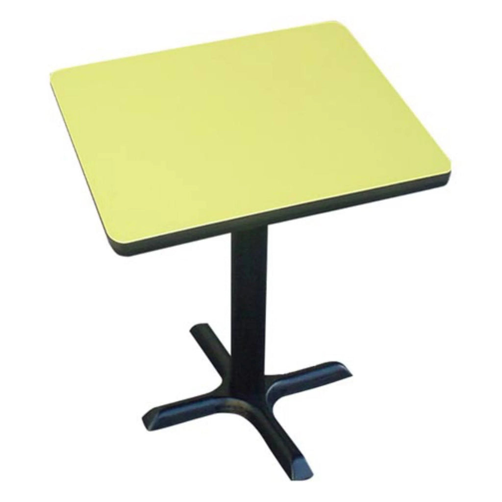 Blue Square Breakroom Pedestal Table A443356