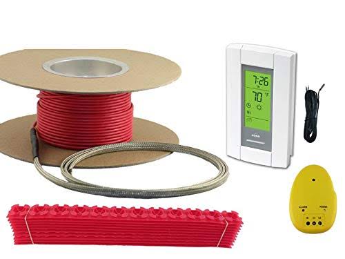 30 sqft Electric Radiant Floor Heat System with Digital Thermostat O910