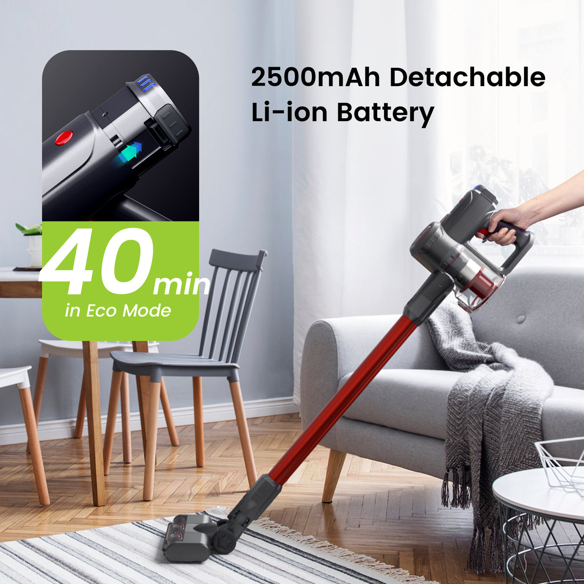 Cordless Stick Vacuum Cleaner S763526