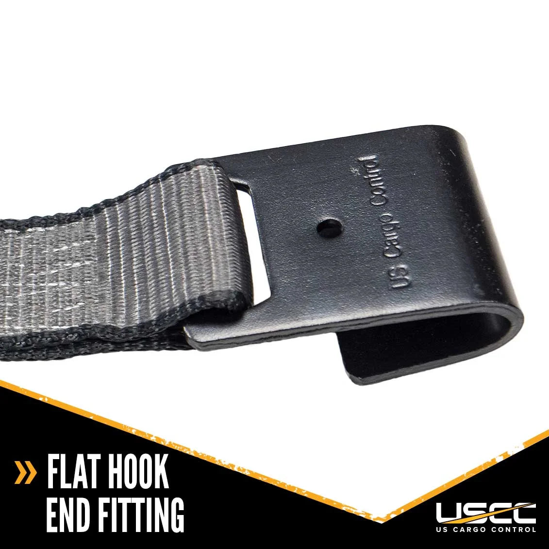 BlackLine Ratchet Strap with Black Flat Hooks and Black Ratchet O57640