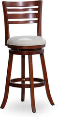 Charcoal Fabric Swivel Stool, 24" Counter Height D788668