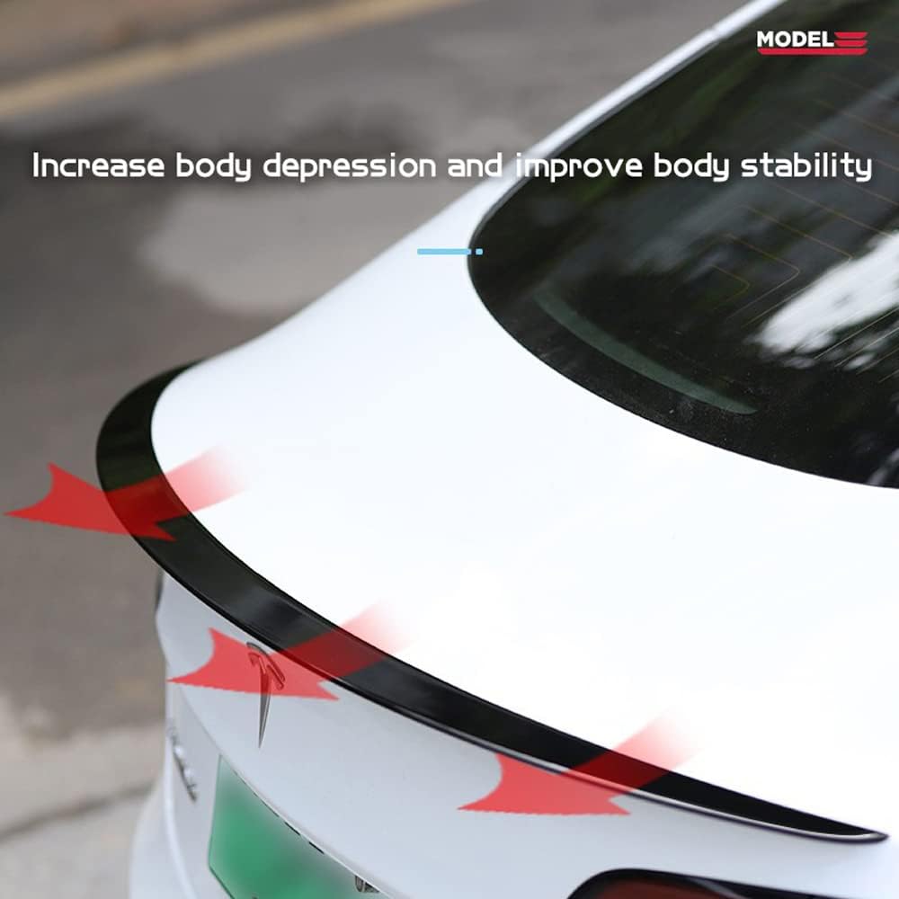 Real Carbon Fiber Rear Trunk Spoiler R533
