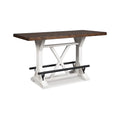 White/Brown Counter Height Dining Table R1414