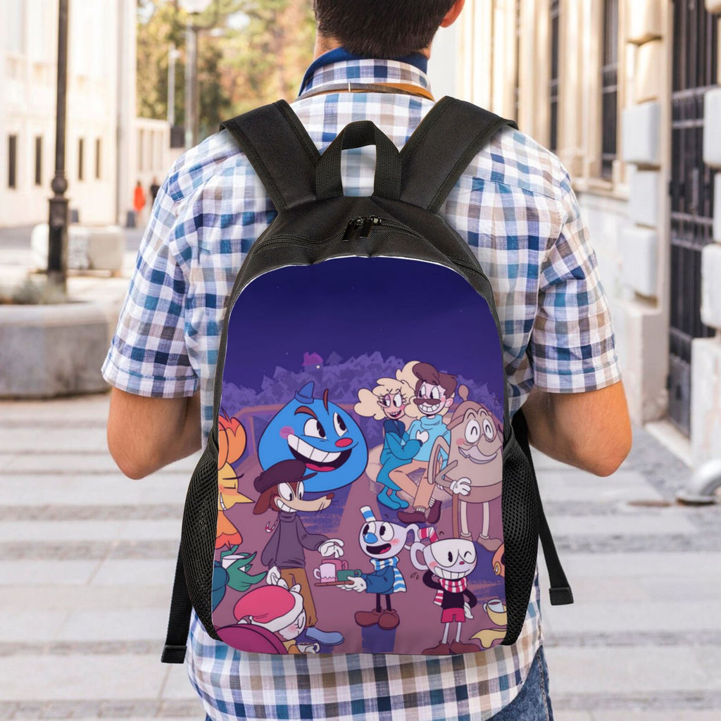 Mugman Backpack Lightweight Unisex Daypack Bookbag Laptop Satchel Rucksack N722