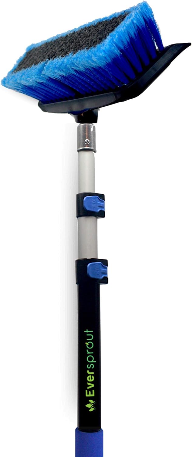 5-to-12 Foot Scrub Brush with Rubber Bumper V23025