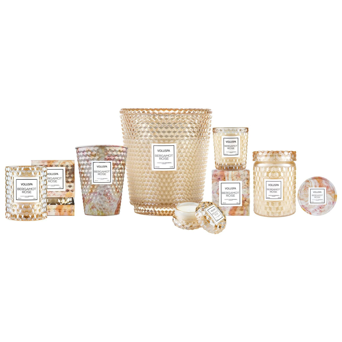 Bergamot Rose Hearth Candle L330