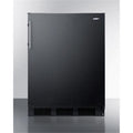 Freestanding Counter Height Refrigerator-Freezer, Black Cabinet T291290