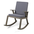 Gray Acacia Wood Rocking Chair P7746