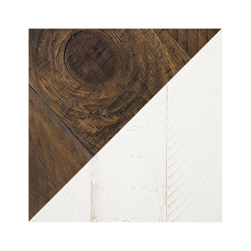 White/Brown Counter Height Dining Table R1414