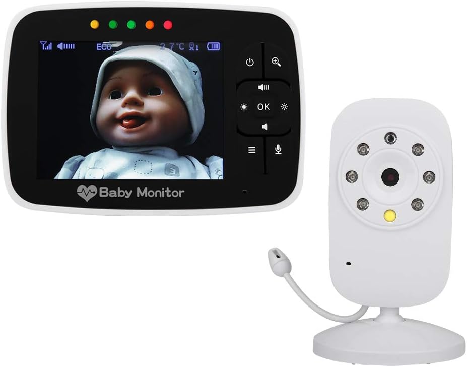 Baby Monitor with 3.5 LCD Display, IR Night Vision, 2 Way Audio Talk T504636