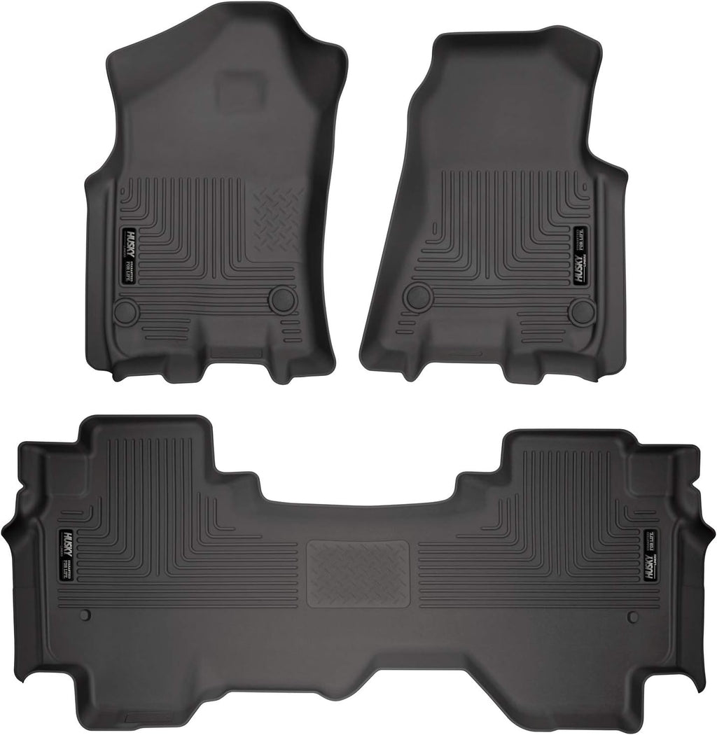 Black Front & 2nd Seat Floor Liners 3 Pcs Q538511
