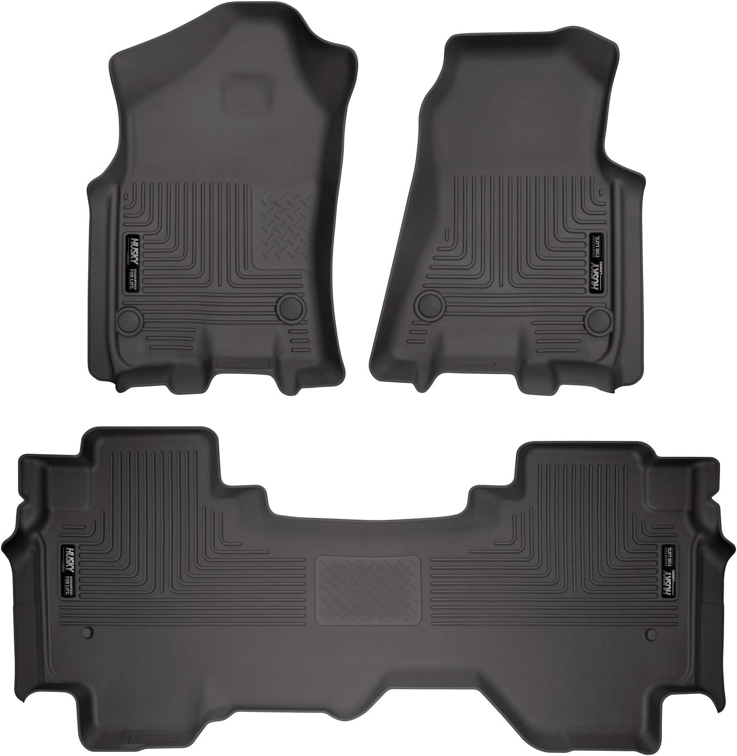 Black Front & 2nd Seat Floor Liners 3 Pcs Q538511