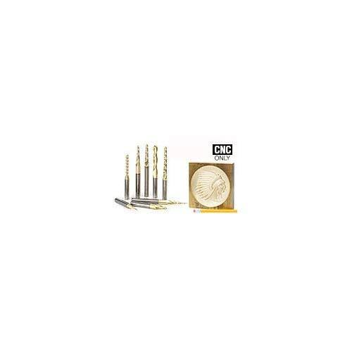 4-pc ZrN Coated 1/4x22 Shank Router Bit S953