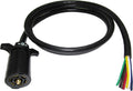 7 Way Trailer Plug Extension Cord Connector Assembly Heavy Duty (4' FT) Pack of 2 W1244