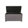 Tufted Storage Bench Gray P595061