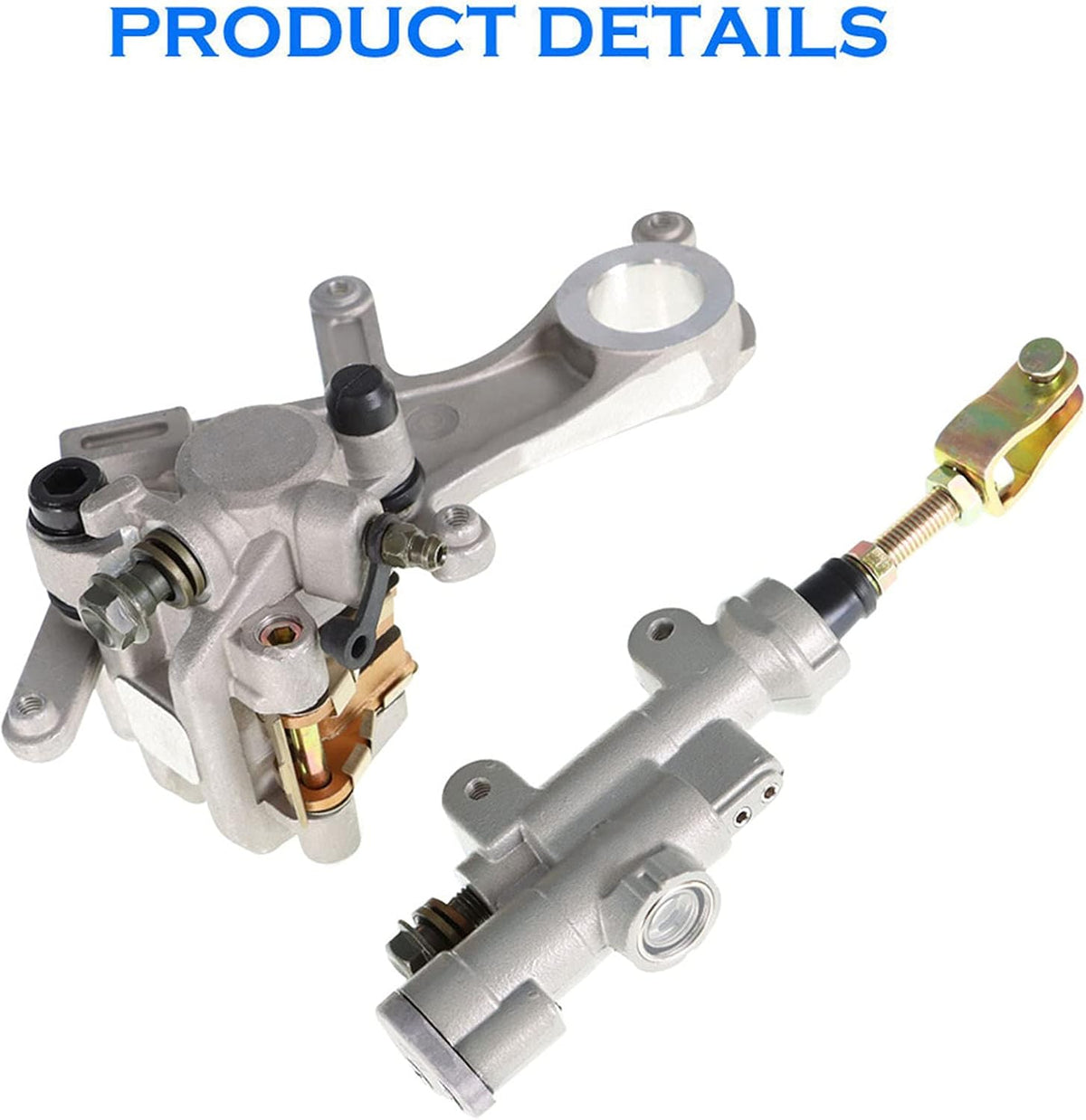 Rear Brake Master Cylinder Brake Caliper Hose Assembly Pack of 2 E53164