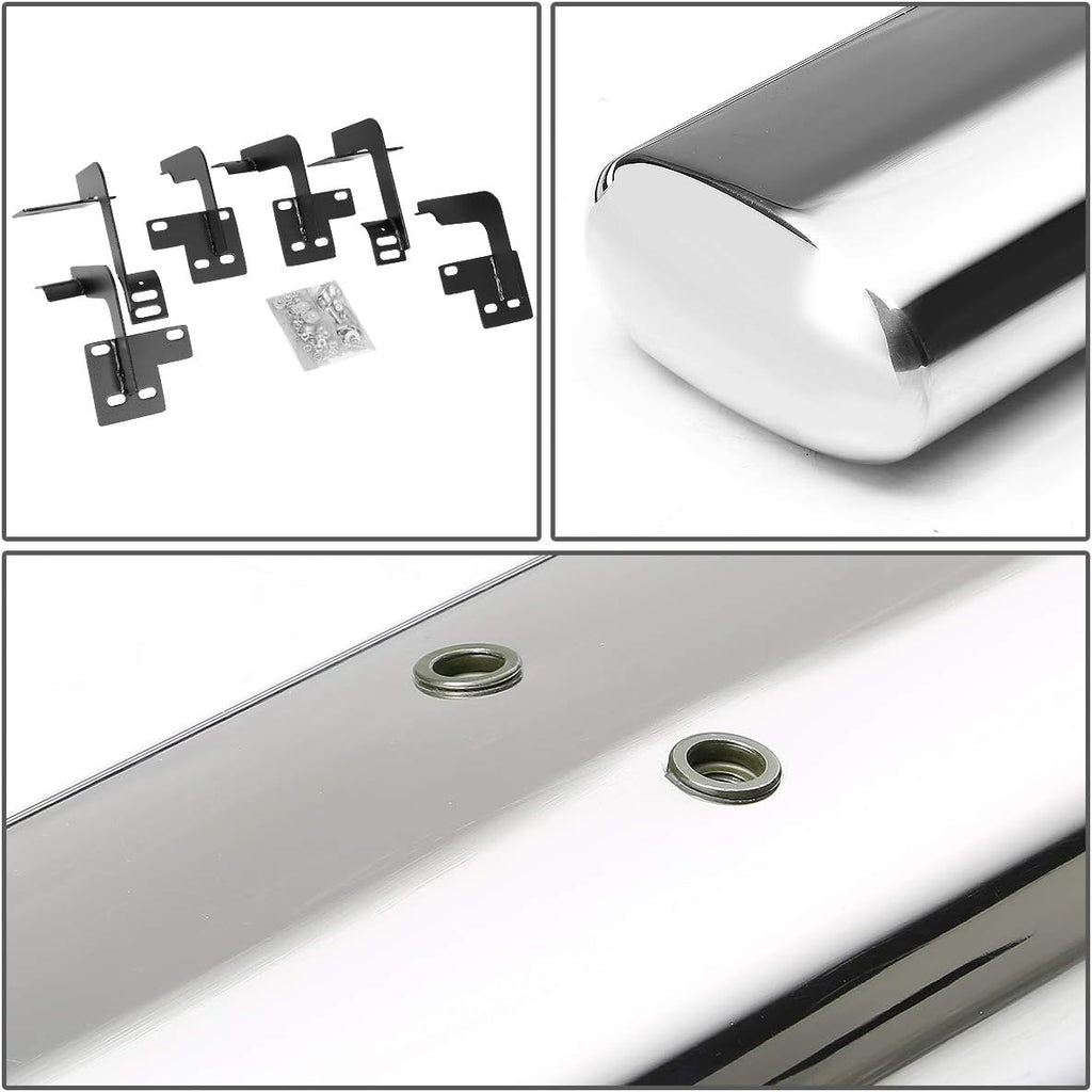 Polished Chrome Stainless Steel Side Step Nerf Bar Running Board A727517