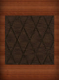 Fudge Lines Diamonds 6' x 6' Square Area Rug M3528