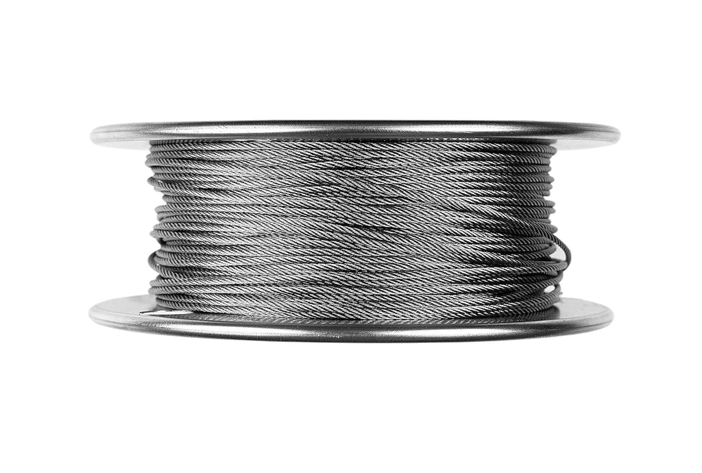 3/32 inch Stainless Steel Aircraft Cable Wire Rope 7x7 Strand 304 Grade 100 ft H900