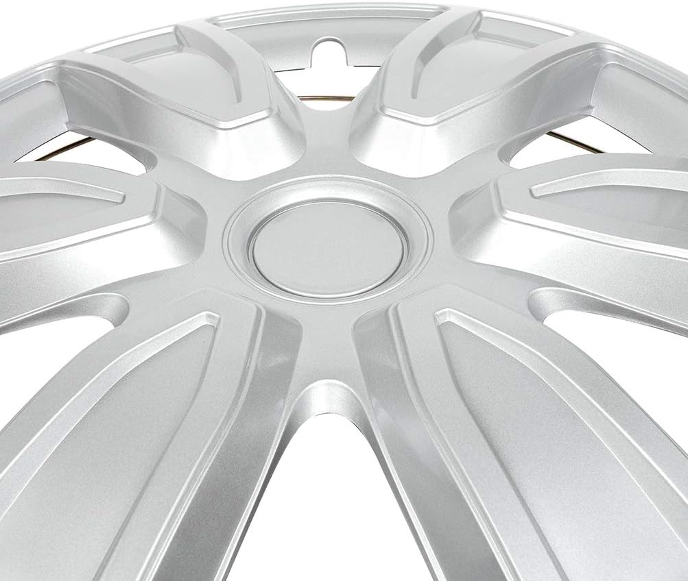 4PC Set 15 inch Silver Hubcap Wheel Cover V374558