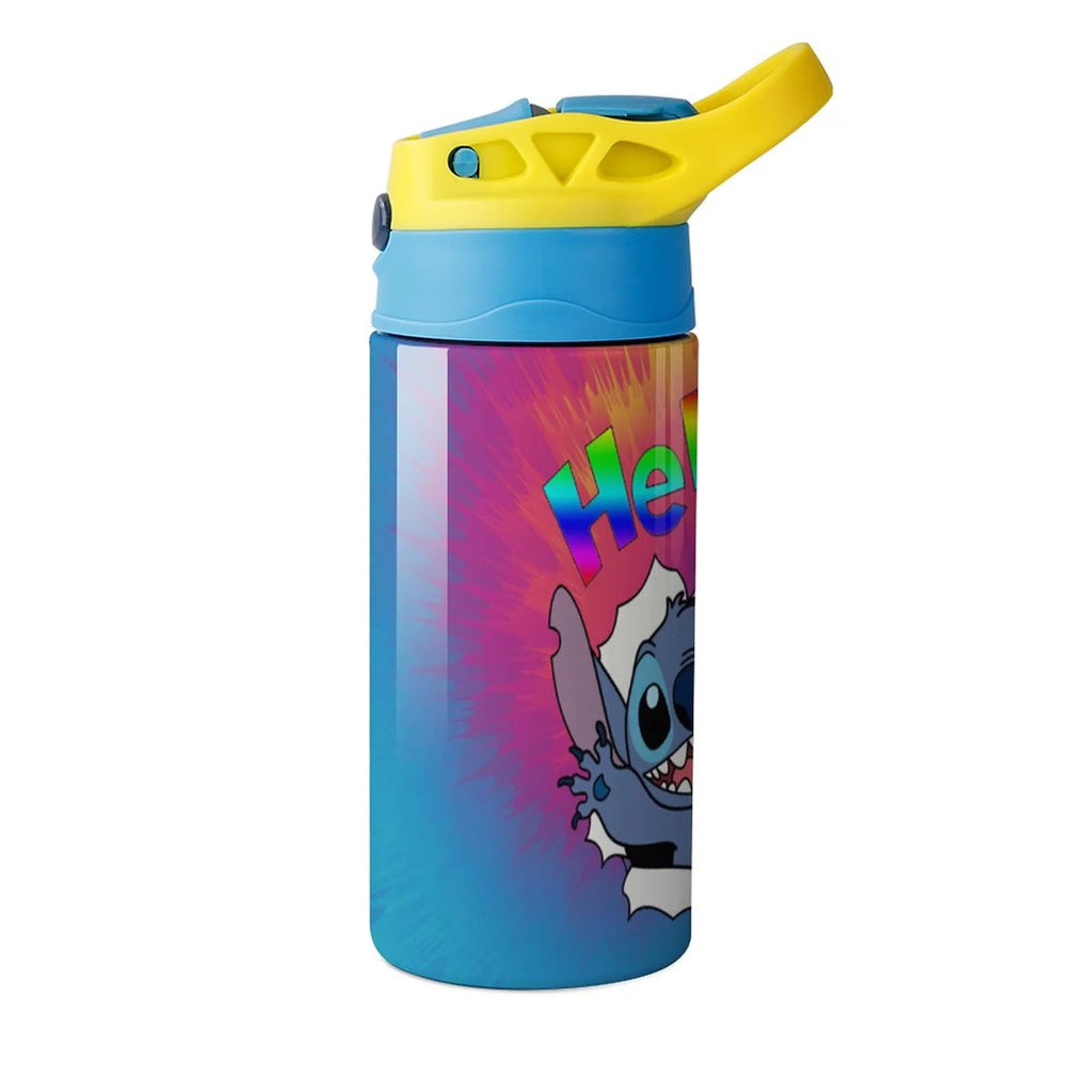 Stainless Steel Vacuum Insulated Water Bottle With Straw W7424