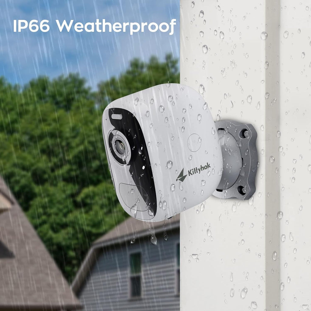 2K Outdoor Wireless Security Camera with Spotlight E64837