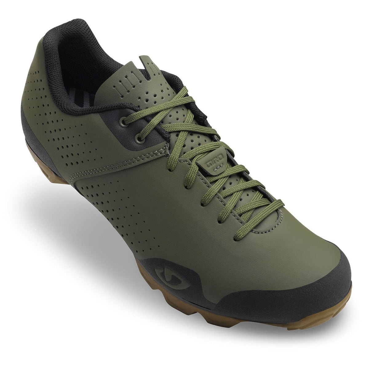Olive Gum Lace-Up Shoes E562