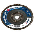 Tiger Paw XHD Super High Density Abrasive Flap Disc, Type 27 Flat Style, Phenolic Backing, Zirconia Alumina J956
