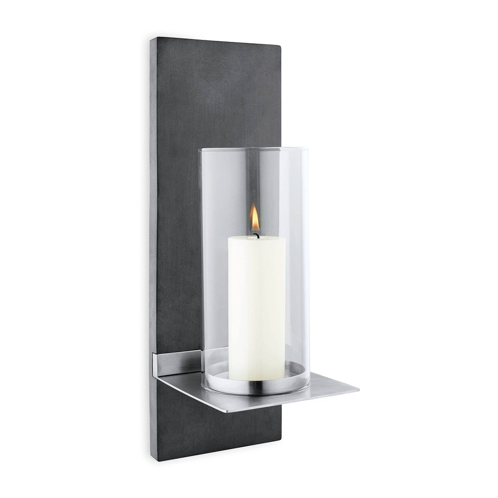 Small Wall Candle Holder with Candle B48892