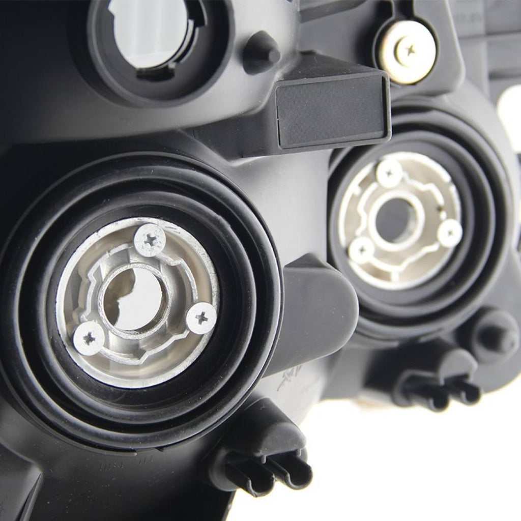 OEM Amber Black Smoked Head Lights Set S227