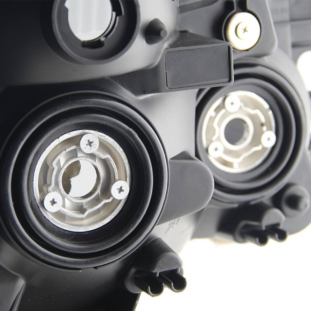 OEM Amber Black Smoked Head Lights Set S227